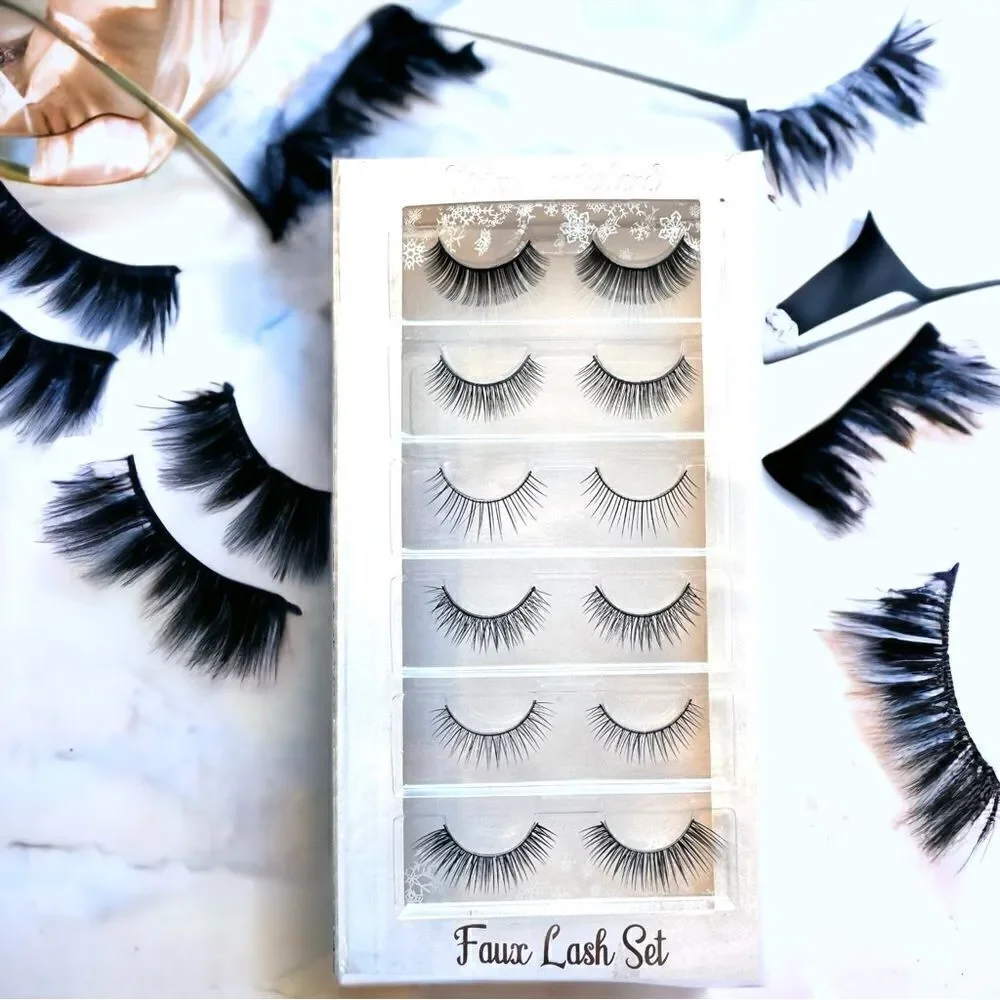EYELASHES Set - 6 pairs l NIB